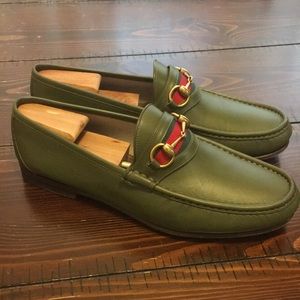 Authentic Light green Gucci Loafers. Size 10